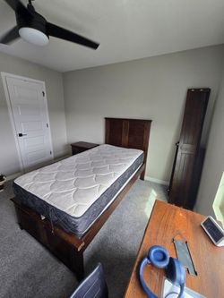 Twin bed and trundle