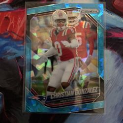 Christian Gonzalez 29/99 NFL card