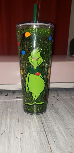 Grinchmas Snow Globe Starbucks reusable cup