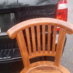 Teak Wood barstool