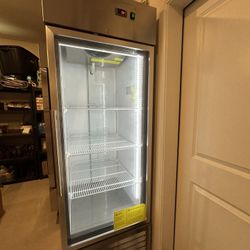 Commercial Single Glass Door Fridge $700