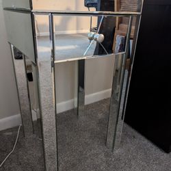 Pair Of Mirrored  Night Stands