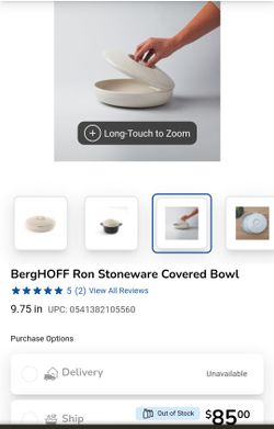 BergHOFF Ron Stoneware Covered Bowl