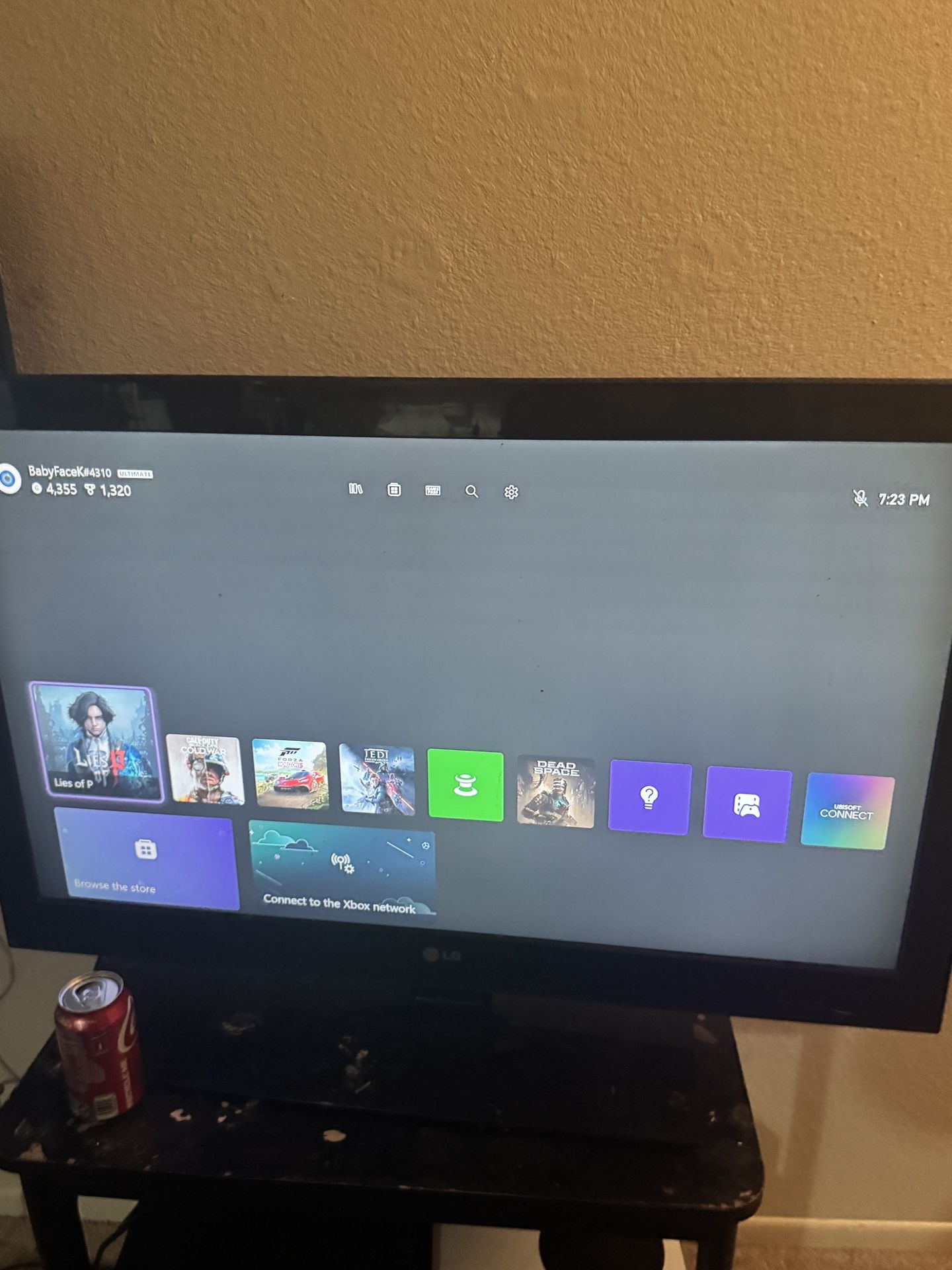 42” LG TV with TV stand