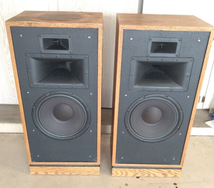 vintage klipsch forte II speakers