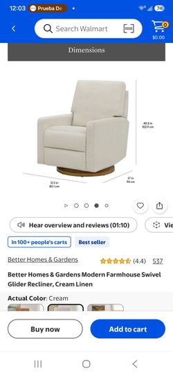 Recliner swivel sofa new