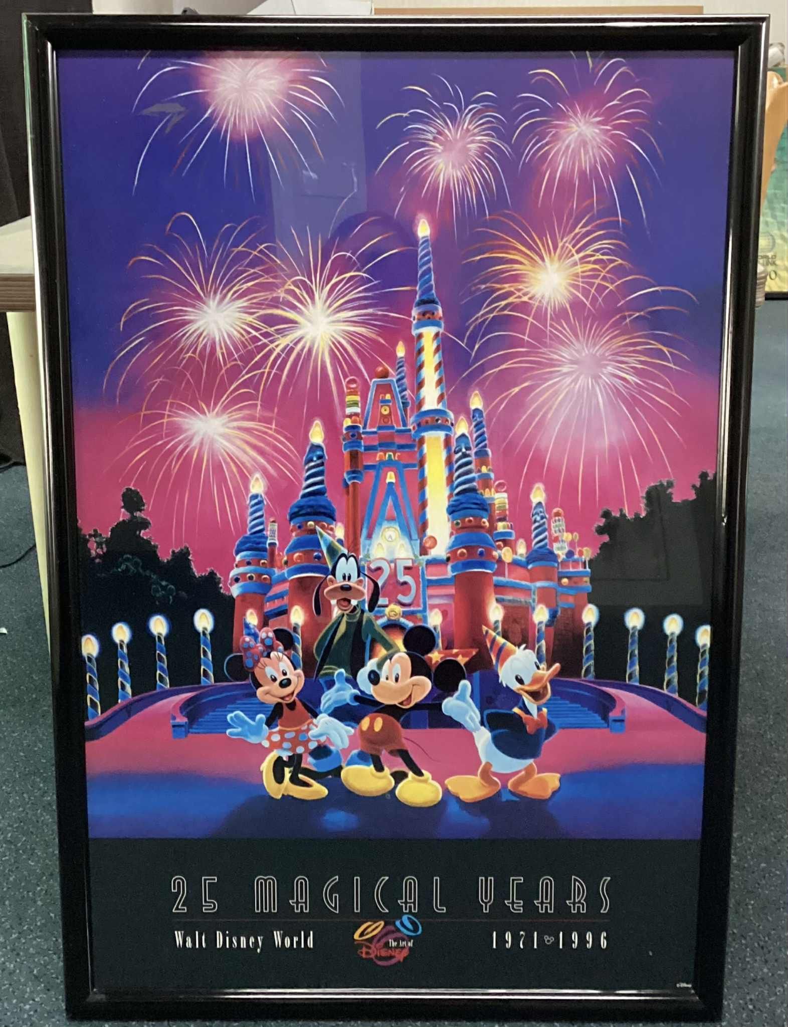 25 Magical Years Walt Disney World Framed Poster 