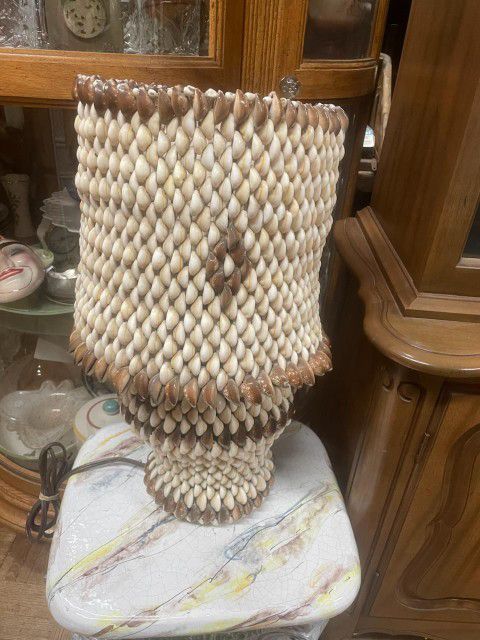Vintage Beach Seashell Boho Lamp Home Decor 