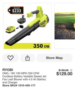 Ryobi Blower