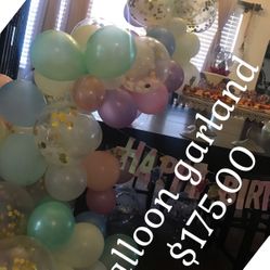 Balloon Garland $175.00