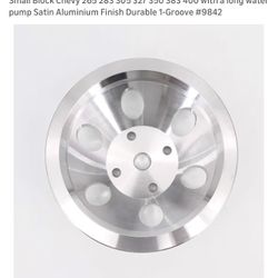 Aluminum Long Water Pump One Group Compatible With Sb Chevy 265 283 305 327 350 383, 400
