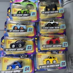 Car Tuned JDM Series 3 Complete Set 1-8 Toyota Supra AE86 Tacoma GR86 Diecast New