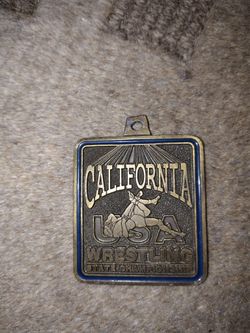 California Freestyle Wrestling State Championship Medal 1999 1st Place