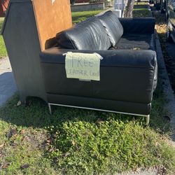 Free Couch And Desk With Drawers 