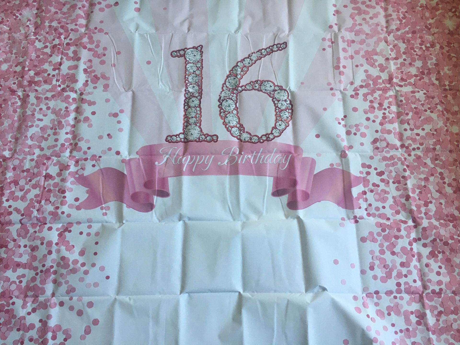 16th Birthday banner