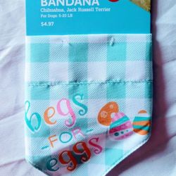 Dog bandanas Easter "BEGS FOR EGGS"