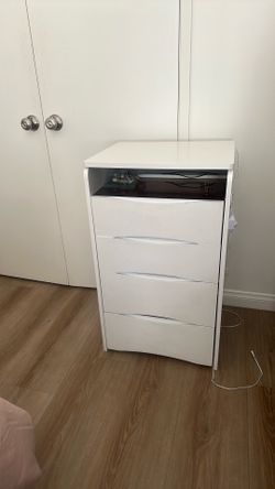Small vanity with chair