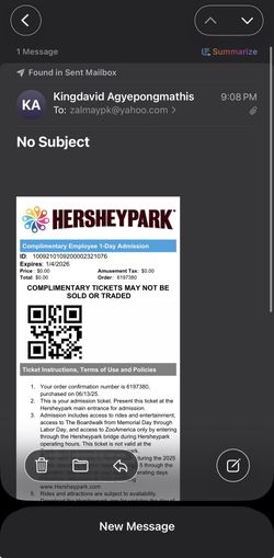 Hershey Park Tickets 