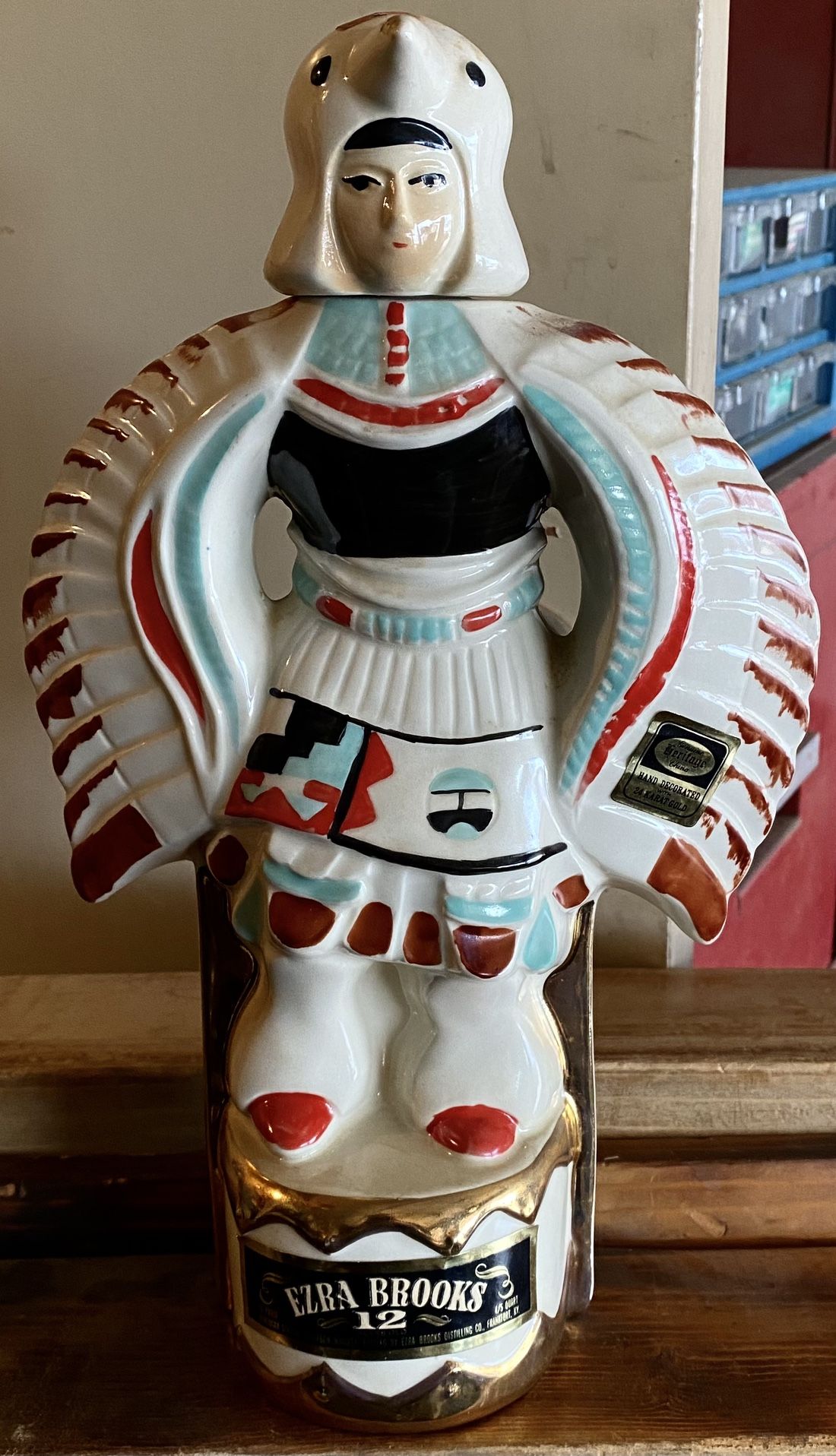 JR From Dallas RARE Porcelain Collectible Tools Ezra Brooks China 