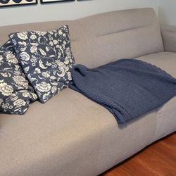 8 Ft Gray Couch