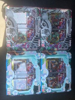 One Piece Card Game Illustration Box Set of 4