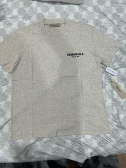 Essentials Fear Of God Light Oatmeal Shirt- Size Medium