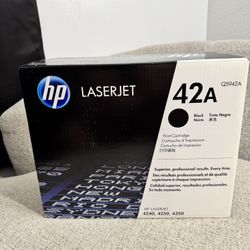 HP 42A Q5942A Black Toner Cartridge LaserJet GENUINE NEW 