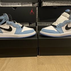 Jordan 1 Unc Preschool 12 and 13