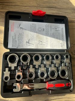 Detachable Flex Head Ratchet Wrench Set