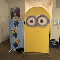 2 Minion Backdrop Covers 