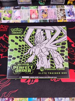 Pokemon Mega Evolution Perfect Order Pokemon Center Elite Trainer Box ETB