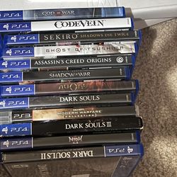 PS4, Switch, And. DS Games