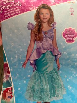 Brand New Disney Little Mermaid Ariel Size M Age 7-8