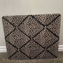Animal Print Photo Memory Board 