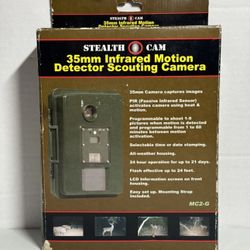 Stealth Cam, Trail Cam, 35MM Infrared Motion Detector Scouting Camera MC2-G