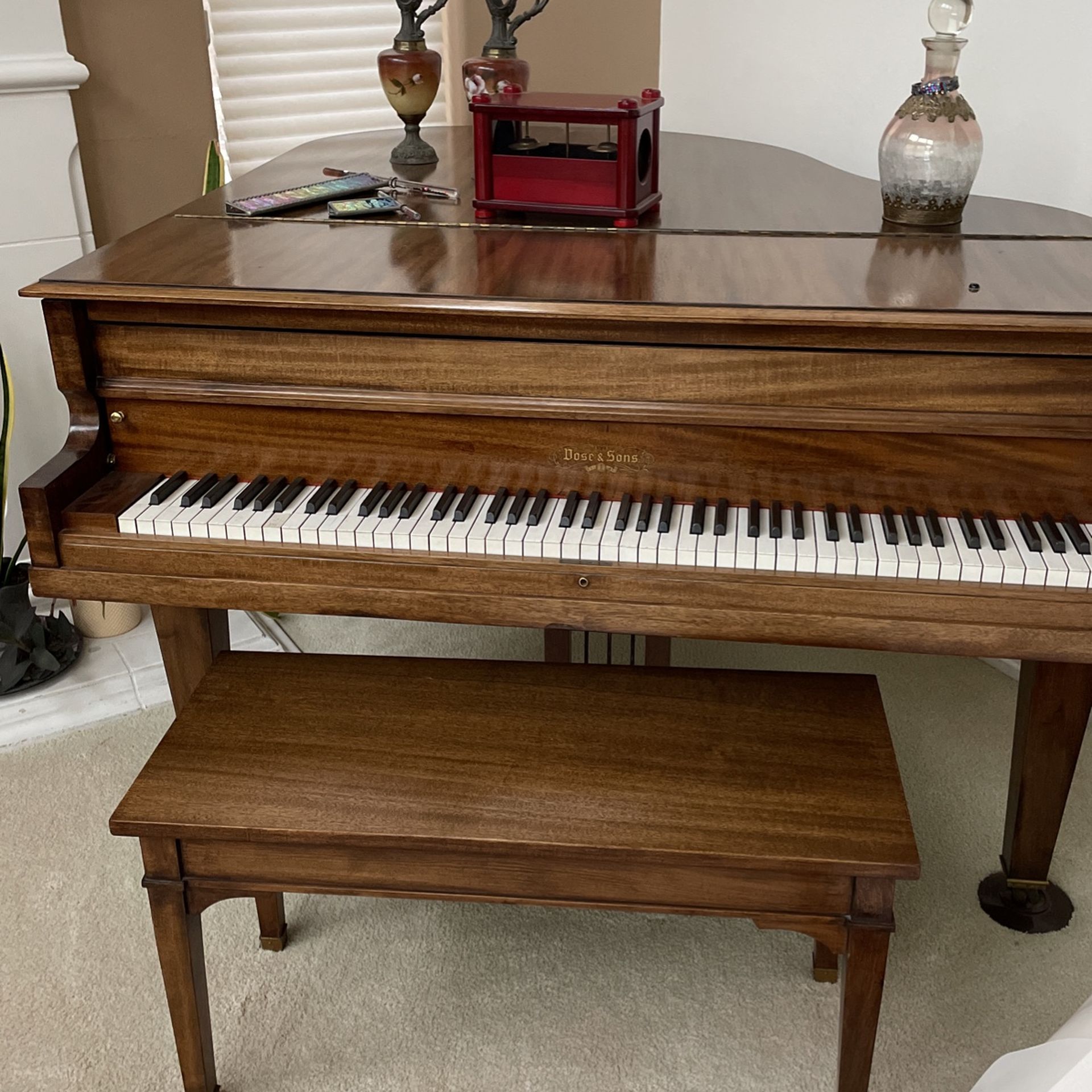 Baby Grand Piano Vose And Sons