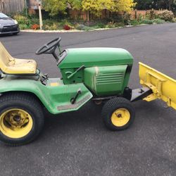 John Deere With Snow Plow