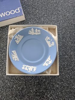 Wedgwood Jasper Plate And Cup