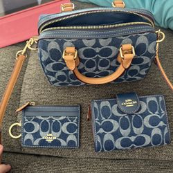 Coach Mini Rowan And Wallet