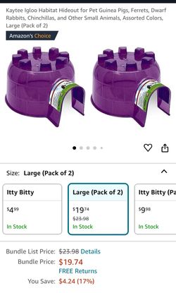 Kaytee Igloos Two For $10 