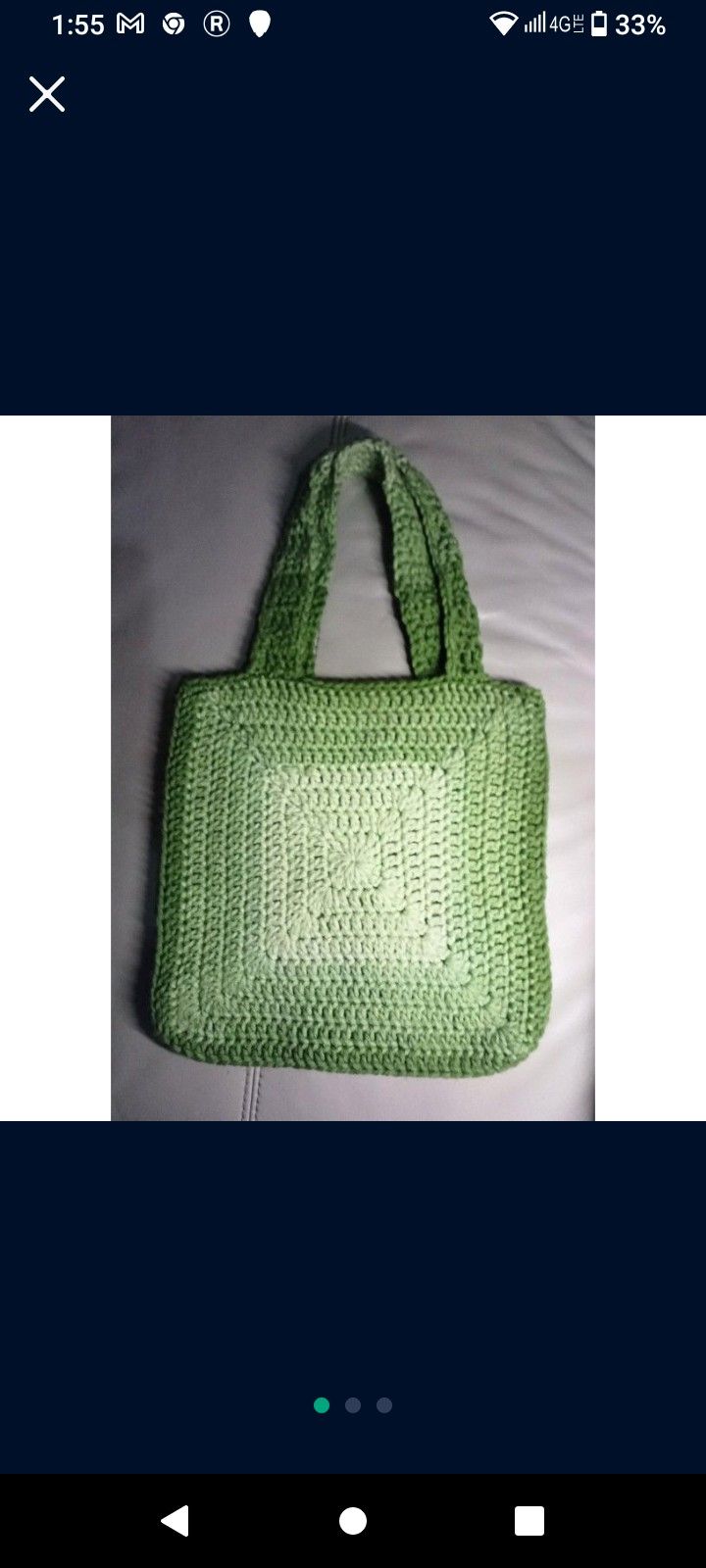 Crochet Tote Bag