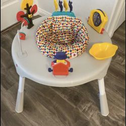 Oribel PortaPlay Baby Activity Center: Development Focused Toys. Foldable, Portable, and Transforms to a Play Table, Unisex