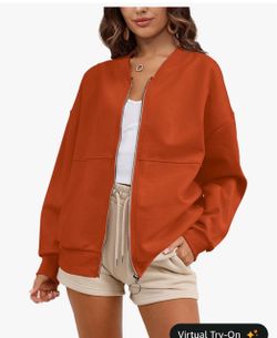 Women's  Zip-Up Sweatshirt Jacket
