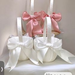 2 Flower Girl Baskets