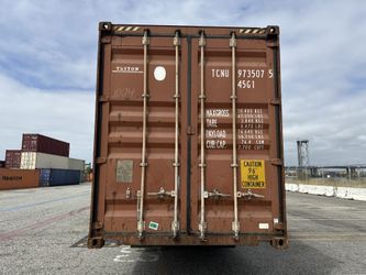 Roomy 40' High Cube Container — Extra 9'6" Height, Wind & Watertight | San Bernardino Delivery