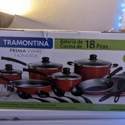 Tramontina Prima Ware Nonstick Cookware Set – 18 Pieces (NEW) 