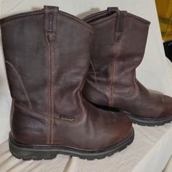 HYTEST Men's Leather Work Boots