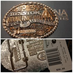 Hesston National Finals Belt Buckle 