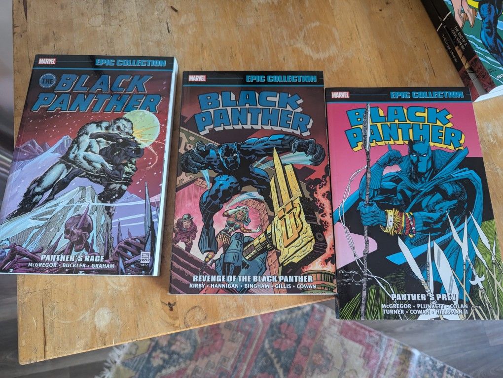 Black Panther Epic Collection Comic Set