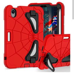 *NEW* Kids Case for iPad mini 7 A17 Pro 2024/ Mini 6 8.3 inch, Spider Case for iPad mini 7th 6th Generation, Shockproof Durable Full Protective Cover